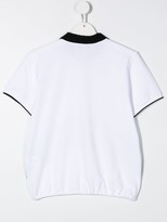Thumbnail for your product : Givenchy Kids TEEN chevron two-tone polo shirt