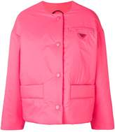 Thumbnail for your product : Prada collarless puffer jacket