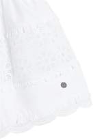 Thumbnail for your product : Simonetta Cotton Eyelet Lace & Milano Jersey Dress