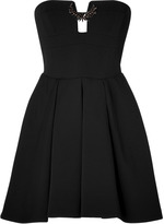Thumbnail for your product : Just Cavalli Strapless Swing Dress with Embellishment in Black