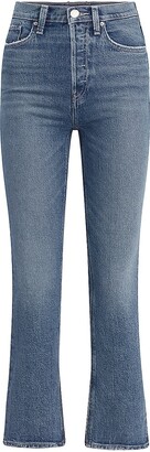 Hudson Faye Cropped Boot-Cut Jeans