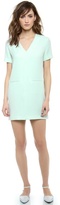 Thumbnail for your product : Alexander Wang T by Drape Suiting V Neck Dress