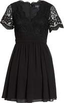 Thumbnail for your product : Lulus Angel in Disguise Lace & Chiffon Party Dress