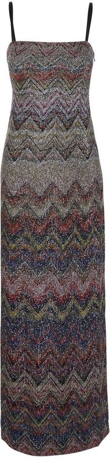 Missoni Zig Zag Sleeveless Long Dress