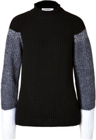 Thumbnail for your product : Jil Sander Cashmere Pullover in Black/Jasmin Gr. 34