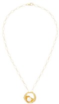 Thumbnail for your product : Alighieri Pearl Hoop 24kt Gold-plated Necklace - Gold