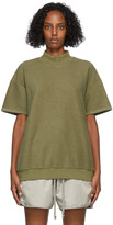 Thumbnail for your product : Fear Of God Green Inside Out Mock Neck T-Shirt