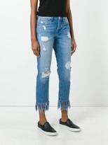 Thumbnail for your product : 3x1 WM3 Crop Fringe jeans