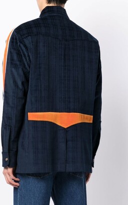 Ahluwalia Contrasting Stripe-Detail Shirt