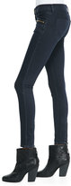 Thumbnail for your product : Hudson Chimera Blue Wild Zipper-Detail Skinny Jeans