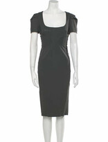 Thumbnail for your product : Zac Posen Square Neckline Midi Length Dress