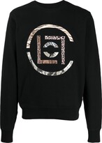 Thumbnail for your product : Clot Animal-Print Logo-Patch Sweatshirt