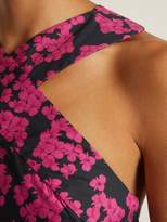 Thumbnail for your product : Borgo de Nor Gabrielle Bouquet Print Cotton Poplin Dress - Womens - Pink Print