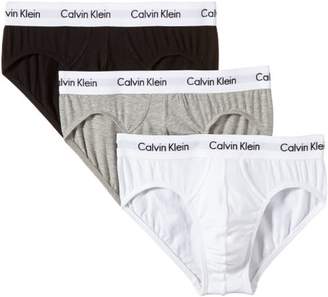 Calvin Klein Men's Pack of 3 Stretch Hip Briefs