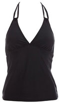 Thumbnail for your product : Charlotte Russe Triangle Top Double Halter Tankini Top