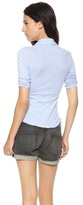 Thumbnail for your product : James Perse Slub Contrast Panel Shirt