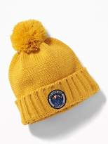 Thumbnail for your product : Old Navy Graphic-Patch Sweater Beanie for Toddler Boys
