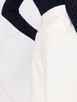 Thumbnail for your product : Pt01 Wide-Leg Wool Shorts