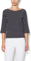 Thumbnail for your product : French Connection Tim Tim Cotton Striped Top