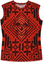 Thumbnail for your product : Alexander McQueen Patchwork Skull Print Oversized Tank