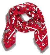Thumbnail for your product : Marc Jacobs Women's Hearts & Flowers Scarf