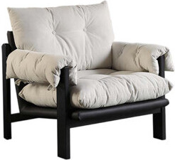 Retro Fabric Single Sofa Chair