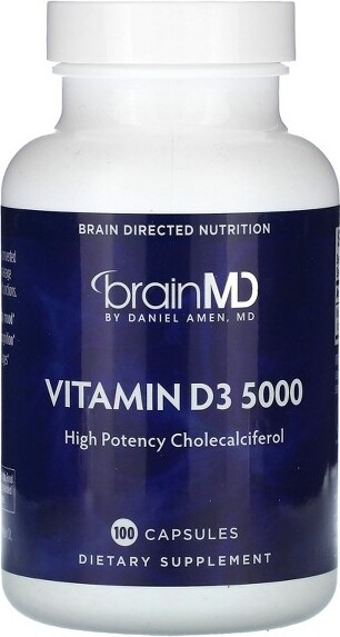 BrainMDVitaminD35000,125mcg(5,000IU),100Capsules