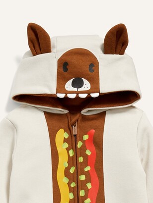 Old Navy Unisex Hot Dog Costume Hooded One-Piece for Baby