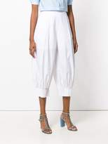 Thumbnail for your product : DELPOZO pleated cropped trousers