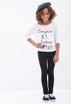 Thumbnail for your product : Forever 21 Girls NY Paris Graphic Top (Kids)