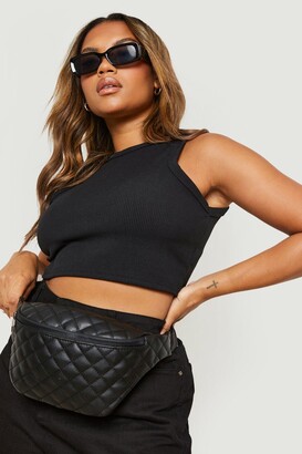 boohoo Plus Quilted Bumbag
