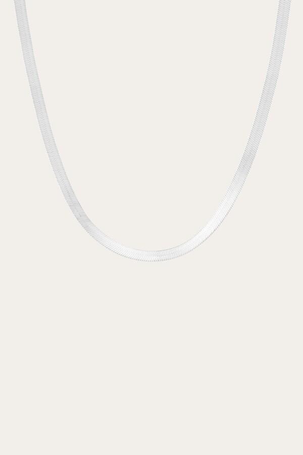 AUrate New York Aurate x Frye: Bold Herringbone Necklace