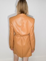 Thumbnail for your product : Nanushka Remi belted buttoned dress