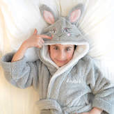 Thumbnail for your product : A Type Of Design Personalised Grey Rabbit Dressing Gown Age 13 Years