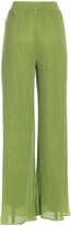 Thumbnail for your product : M Missoni Lame Knitted Pants In Green