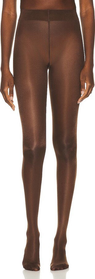 Wolford Satin Touch Tights in Brown