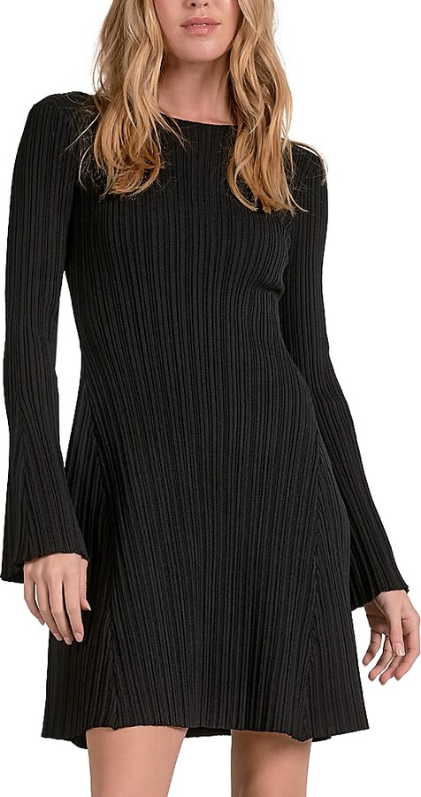 Elan International Ribbed Knit Mini Dress