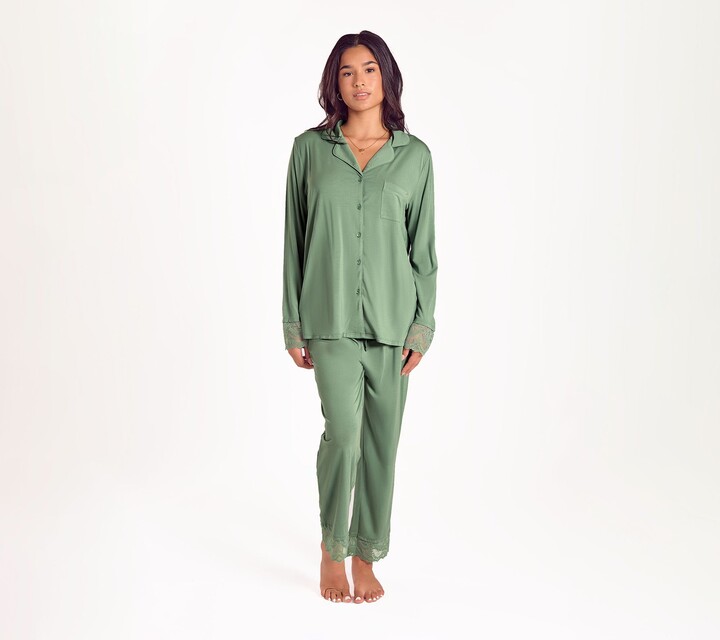 iCollection Modal Blend Notch Collar PJ Set