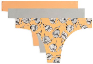 Women' Floral Print Laer Cut Thong - Auden™ Aorted XS - ShopStyle