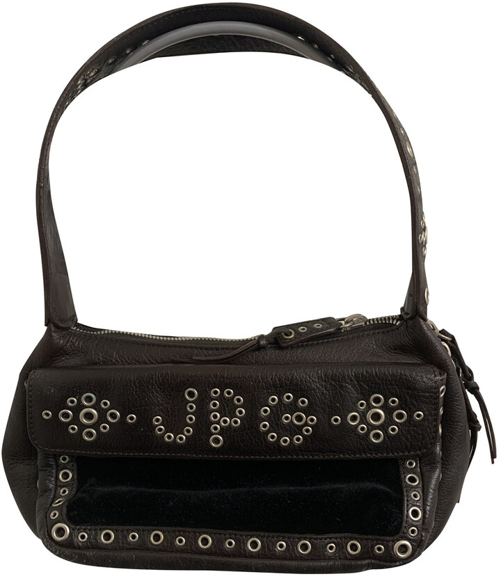 Jean Paul Gaultier brown Leather Handbags - ShopStyle Bags
