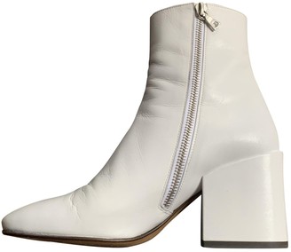 dries van noten white boots