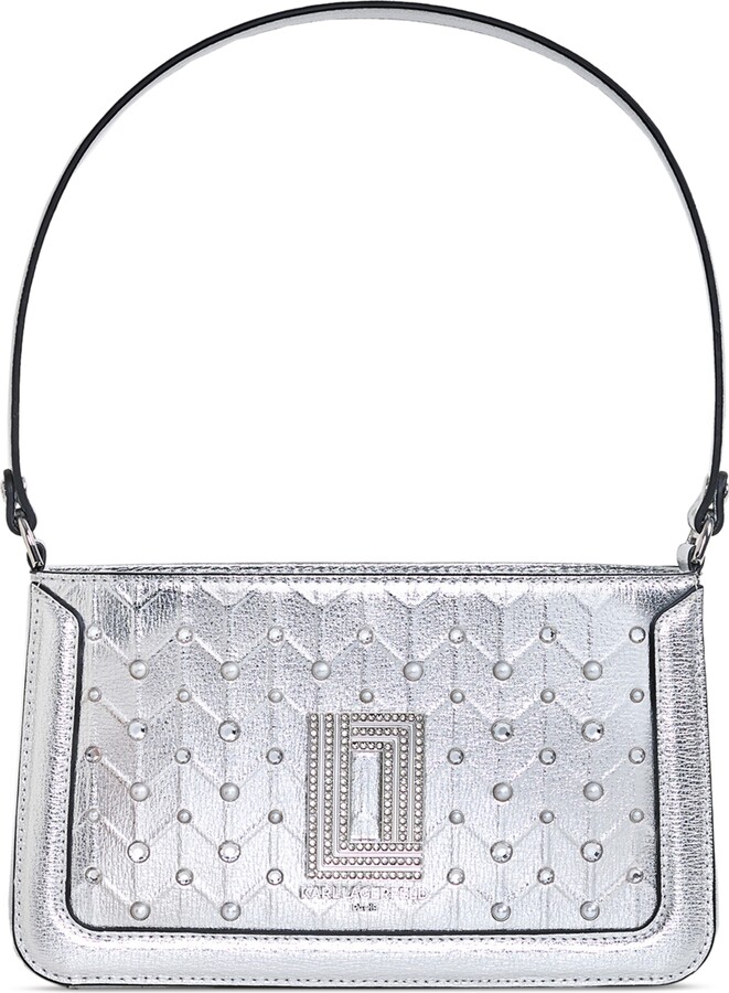 Karl Lagerfeld Paris Silver Handbags