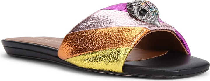 Kurt Geiger London Leather Kensington Slides