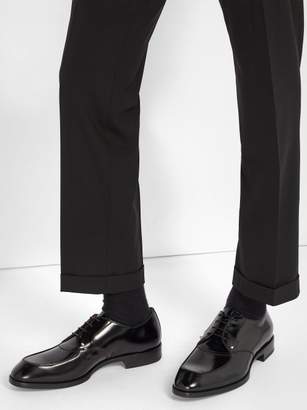 Christian Louboutin Thomas Iii Leather Oxford Shoes - Mens - Black
