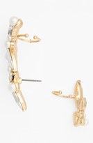 Thumbnail for your product : Cara Crystal Ear Cuff & Stud Earring