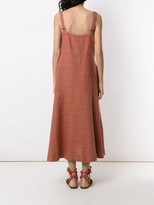 Thumbnail for your product : OSKLEN striped Mix midi dress
