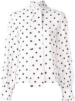 Thumbnail for your product : VIVETTA polka-dot long sleeve blouse