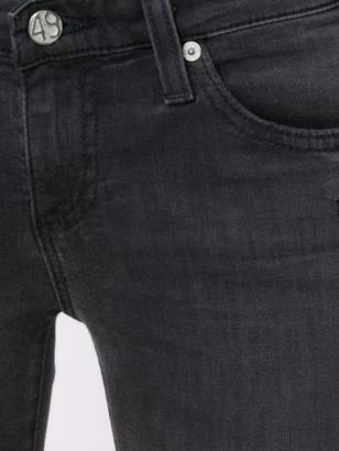 AG Jeans destroyed detailing cropped jeans