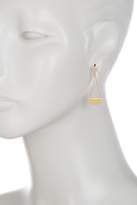 Thumbnail for your product : Cole Haan Pave Crystal Half Disk Chain Drop Earrings