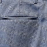 Thumbnail for your product : River Island Mens Blue checked slim Travel Suit trousers